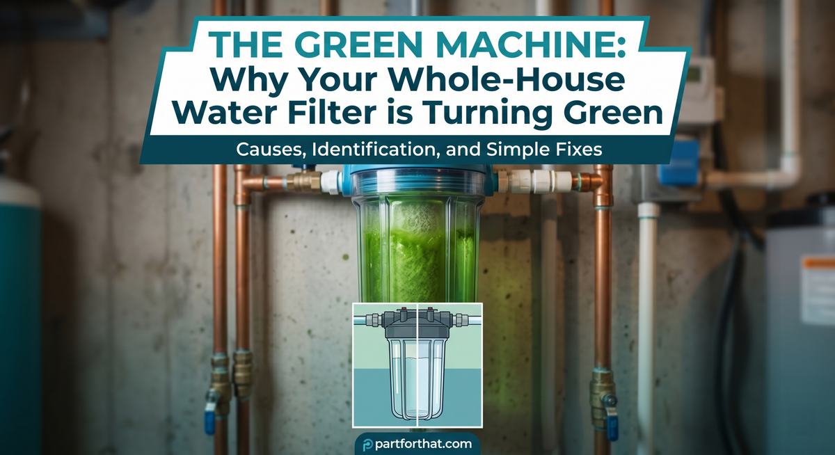 The Green Machine: Why Your Whole House Water Filter Is Turning Green
