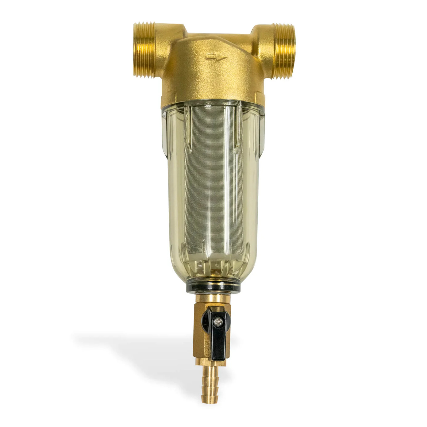 Spin-down sediment filter cover preview with angled view